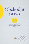 Kniha: Obchodní právo 2. (Irena Pelikánová a Stanislava Černá). ASPI, 2006 Kniha: Obchodní právo 2. (Irena Pelikánová a Stanislava Černá). ASPI, 2006