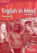 Kniha: English in Mind 1: Workbook (Herbert Puchta a Jeff Stranks). Cambridge University Press, 2010 Kniha: English in Mind 1: Workbook (Herbert Puchta a Jeff Stranks). Cambridge University Press, 2010