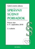 Kniha: Správny súdny poriadok (Heuréka). Heuréka, 2018 Kniha: Správny súdny poriadok (Heuréka). Heuréka, 2018