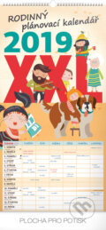 Rodinný plánovací kalendář 2019 XXL (český jazyk), Presco Group, 2018