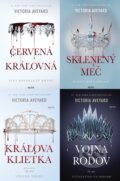 Kniha: Červená kráľovná 1-4 (komplet) (Victoria Aveyard), 2018 Kniha: Červená kráľovná 1-4 (komplet) (Victoria Aveyard), 2018