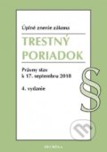 Kniha: Trestný poriadok (Heuréka). Heuréka, 2018 Kniha: Trestný poriadok (Heuréka). Heuréka, 2018