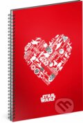 Spirálový blok Star Wars – Red (srdce) (Presco Group). Presco Group, 2015 Spirálový blok Star Wars – Red (srdce) (Presco Group). Presco Group, 2015