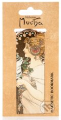 Magnetická záložka Alfons Mucha – Feather, 2017 Magnetická záložka Alfons Mucha – Feather, 2017