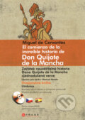 Kniha: El comienzo de la increíble historia de Don Quijote de la Mancha/Začátek neuvěřitelné historie Dona Quijota de la Mancha (Miguel de Cervantes Saavedra). Computer Press, 2008 Kniha: El comienzo de la increíble historia de Don Quijote de la Mancha/Začátek neuvěřitelné historie Dona Quijota de la Mancha (Miguel de Cervantes Saavedra). Computer Press, 2008