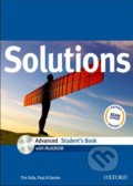 Kniha: Solutions - Advanced - Student's Book (Paul A. Davies a Tim Falla). Oxford University Press, 2009 Kniha: Solutions - Advanced - Student's Book (Paul A. Davies a Tim Falla). Oxford University Press, 2009
