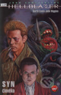 Kniha: John Constantine, Hellblazer: Syn člověka (Garth Ennis a John Higgins). Crew, 2005 Kniha: John Constantine, Hellblazer: Syn člověka (Garth Ennis a John Higgins). Crew, 2005