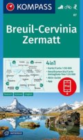 Breuil - Cervinia, Zermatt (Kompass). Kompass, 2019 Breuil - Cervinia, Zermatt (Kompass). Kompass, 2019