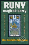 Kniha: Runy - magické karty (Kniha + karty) (Nigel Jackson a Silver RavenWolf). Fontána, 2008 Kniha: Runy - magické karty (Kniha + karty) (Nigel Jackson a Silver RavenWolf). Fontána, 2008