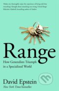 Kniha: Range (David Epstein). MacMillan, 2019 Kniha: Range (David Epstein). MacMillan, 2019