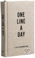 Kniha: One Line a Day (Canvas) (Nicola Ries Taggart). Chronicle Books, 2019 Kniha: One Line a Day (Canvas) (Nicola Ries Taggart). Chronicle Books, 2019