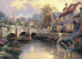Puzzle: Pri starom moste (Thomas Kinkade). Schmidt Puzzle: Pri starom moste (Thomas Kinkade). Schmidt