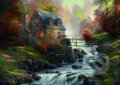 Puzzle: Pri starom mlyne (Thomas Kinkade). Schmidt Puzzle: Pri starom mlyne (Thomas Kinkade). Schmidt