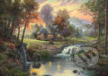 Puzzle: Útulok v horách (Thomas Kinkade). Schmidt Puzzle: Útulok v horách (Thomas Kinkade). Schmidt