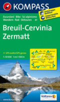 Breuil - Cervinia, Zermatt (Kompass). Kompass, 2014 Breuil - Cervinia, Zermatt (Kompass). Kompass, 2014