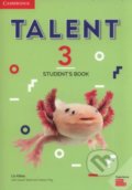 Kniha: Talent Level 3 - Student´s Book (Liz Kilbey). Cambridge University Press, 2018 Kniha: Talent Level 3 - Student´s Book (Liz Kilbey). Cambridge University Press, 2018