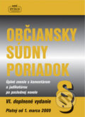 Kniha: Občiansky súdny poriadok (Nová Práca). Nová Práca, 2009 Kniha: Občiansky súdny poriadok (Nová Práca). Nová Práca, 2009