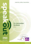 Kniha: Speakout - Pre-Intermediate - Workbook with key (Damian Williams). Pearson, 2015 Kniha: Speakout - Pre-Intermediate - Workbook with key (Damian Williams). Pearson, 2015