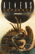 Kniha: Aliens: Defiance (Brian Wood, Dan Jackson a Tristan Jones). Dark Horse, 2017 Kniha: Aliens: Defiance (Brian Wood, Dan Jackson a Tristan Jones). Dark Horse, 2017