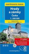 Hrady a zámky Česka 1:500 000, Kartografie Praha, 2019