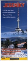 Jeseníky 1:100 000 Zimní lyžařská mapa, Jena, 2019