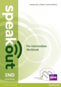Kniha: Speakout - Pre-Intermediate - Workbook (no key) (Damian Williams). Pearson, 2015 Kniha: Speakout - Pre-Intermediate - Workbook (no key) (Damian Williams). Pearson, 2015