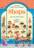 Kniha: Liitle First Stickers Shop (Abigail Wheatley). Usborne, 2019 Kniha: Liitle First Stickers Shop (Abigail Wheatley). Usborne, 2019