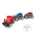 Společenská hra: Vlakový transportér pretekárskych áut (Hape). Hape, 2019 Společenská hra: Vlakový transportér pretekárskych áut (Hape). Hape, 2019