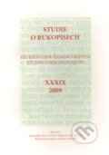 Kniha: Studie o rukopisech 39 (Masarykův ústav AV ČR). Masarykův ústav AV ČR, 2010 Kniha: Studie o rukopisech 39 (Masarykův ústav AV ČR). Masarykův ústav AV ČR, 2010