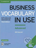 Kniha: Business Vocabulary in Use: Advanced (Bill Mascull). Cambridge University Press, 2017 Kniha: Business Vocabulary in Use: Advanced (Bill Mascull). Cambridge University Press, 2017