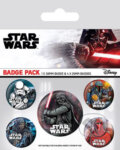 Placky Star Wars: Dark Side set 5 kusov (Fantasy). Fantasy, 2019 Placky Star Wars: Dark Side set 5 kusov (Fantasy). Fantasy, 2019