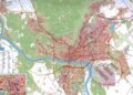 Bratislava - nástenná mapa 1:15 000, VKÚ Harmanec
