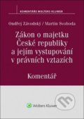 Kniha: Zákon o majetku České republiky a jejím vystupování v právních vztazích (Ondřej Závodský a Martin Svoboda). Wolters Kluwer ČR, 2019 Kniha: Zákon o majetku České republiky a jejím vystupování v právních vztazích (Ondřej Závodský a Martin Svoboda). Wolters Kluwer ČR, 2019