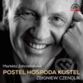 Audiokniha: Postel, hospoda, kostel (Zbigniew Czendlik). Supraphon, 2019 Audiokniha: Postel, hospoda, kostel (Zbigniew Czendlik). Supraphon, 2019
