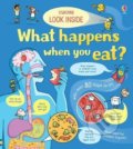 Kniha: Look inside: What happens when you eat (Emily Bone). Usborne, 2019 Kniha: Look inside: What happens when you eat (Emily Bone). Usborne, 2019