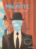 Kniha: Magritte (Thomas Campi a Vincent Zabus). SelfMadeHero, 2017 Kniha: Magritte (Thomas Campi a Vincent Zabus). SelfMadeHero, 2017