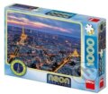 Puzzle: Paříž v noci 1000 dílků neon (Dino). Dino, 2019 Puzzle: Paříž v noci 1000 dílků neon (Dino). Dino, 2019