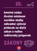 Kniha: Zákony 2020 III/C - Zákon o rodine - úplné znenie k 1.1.2020, 2020 Kniha: Zákony 2020 III/C - Zákon o rodine - úplné znenie k 1.1.2020, 2020