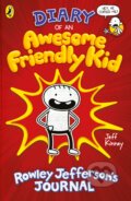 Kniha: Diary of an Awesome Friendly Kid (Jeff Kinney). Puffin Books, 2020 Kniha: Diary of an Awesome Friendly Kid (Jeff Kinney). Puffin Books, 2020