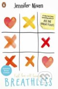 Kniha: Breathless (Jennifer Niven). Penguin Books, 2020 Kniha: Breathless (Jennifer Niven). Penguin Books, 2020