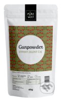 Kávy a čaje: Gunpowder - sypaný zelený čaj (Pure Way). Pure Way, 2020 Kávy a čaje: Gunpowder - sypaný zelený čaj (Pure Way). Pure Way, 2020