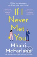 Kniha: If I Never Met You (Mhairi McFarlane). HarperCollins, 2020 Kniha: If I Never Met You (Mhairi McFarlane). HarperCollins, 2020