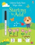 Kniha: Starting to Add (Jessica Greenwell). Usborne, 2020 Kniha: Starting to Add (Jessica Greenwell). Usborne, 2020