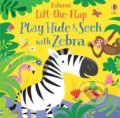 Kniha: Play Hide and Seek with Zebra (Sam Taplin). Usborne, 2020 Kniha: Play Hide and Seek with Zebra (Sam Taplin). Usborne, 2020