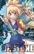 Kniha: Dr. STONE (Volume 3) (Boichi a Riichiro Inagaki). Viz Media, 2019 Kniha: Dr. STONE (Volume 3) (Boichi a Riichiro Inagaki). Viz Media, 2019