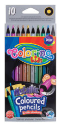 Metalické pastelky kulaté 10 barev (Colorino). Colorino, 2019 Metalické pastelky kulaté 10 barev (Colorino). Colorino, 2019