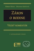 Kniha: Zákon o rodine (Martina Košútová a Róbert Bános). Eurokódex, 2020 Kniha: Zákon o rodine (Martina Košútová a Róbert Bános). Eurokódex, 2020