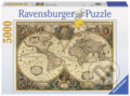 Puzzle: Stará mapa světa (Ravensburger). Ravensburger, 2020 Puzzle: Stará mapa světa (Ravensburger). Ravensburger, 2020