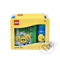 LEGO ICONIC Boy svačinový set (láhev a box) - modrá/zelená, LEGO, 2020