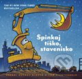 Kniha: Spinkaj tíško, stavenisko (Sherri Duskey Rinker a Tom Lichtenheld). Zelený kocúr, 2020 Kniha: Spinkaj tíško, stavenisko (Sherri Duskey Rinker a Tom Lichtenheld). Zelený kocúr, 2020